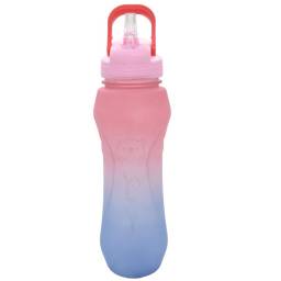 Botella deportiva con pico 800ml. Rosa