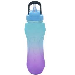 Botella deportiva con pico 800ml. Violeta