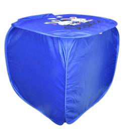 Canasto infantil de nylon azul 43x45cm.