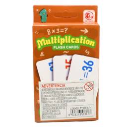 Cartas didcticas multiplicacin 12x8cm