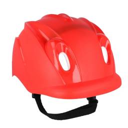 Casco infantil de proteccin rojo 26 x 20 cm.