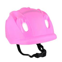 Casco infantil de proteccin rosa 26 x 20 cm.