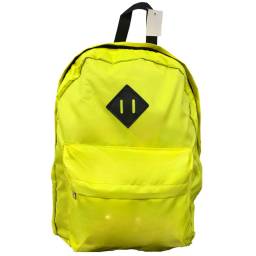 Mochila fluorescente de lona 42x30x15cm