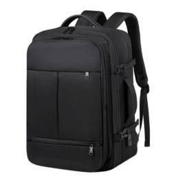 Mochila de viaje impermeable oxford 31x20x44cm negra