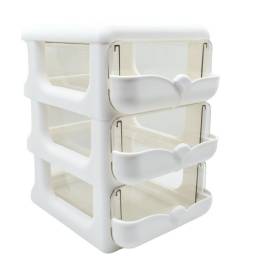 Organizador plstico con cajones 13x20x20cm