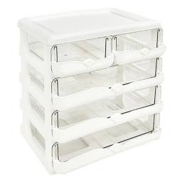 Organizador plstico con cajones 25x20x26cm