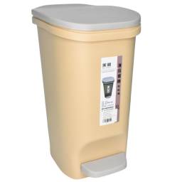 Papelera plstica beige 10L