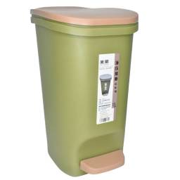 Papelera plstica verde 10L