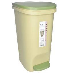 Papelera plstica verde 15L