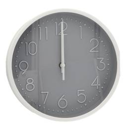 Reloj de pared 25cm. Gris