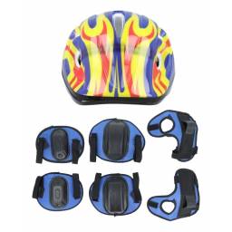 Set de proteccin casco, rodilleras y coderas